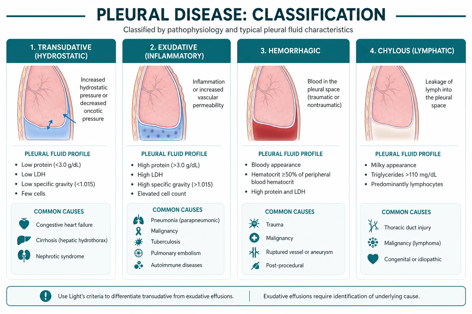 Classification for pleural disease