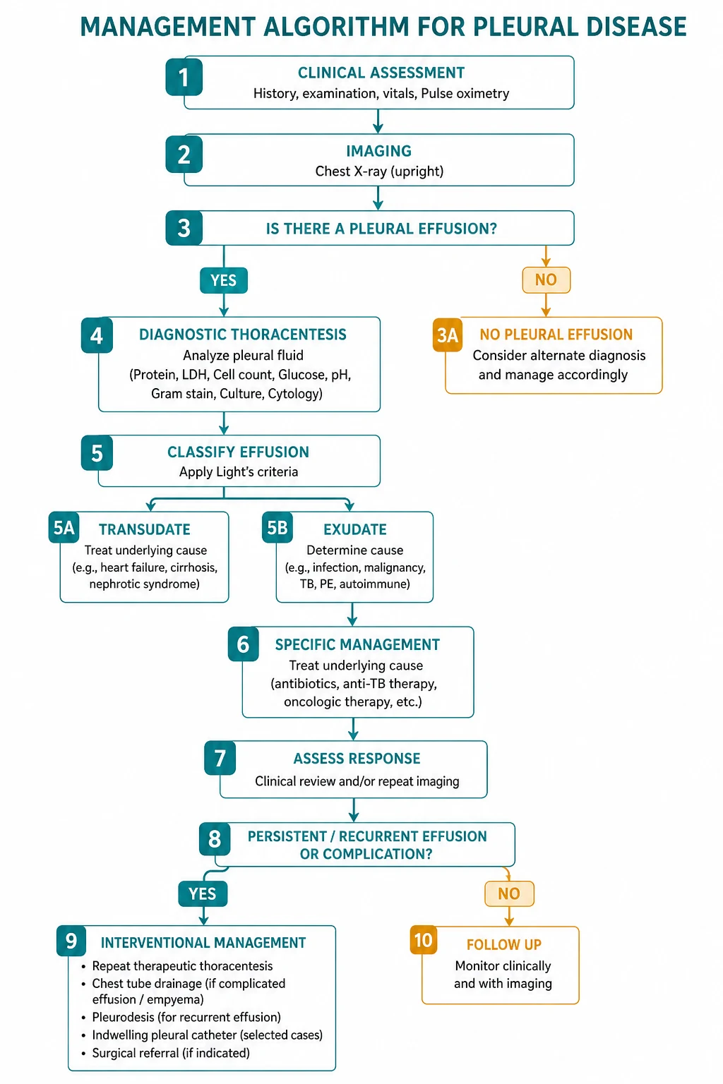 Management for pleural disease