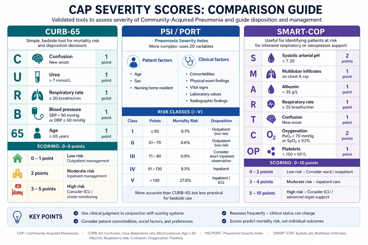 IDSA/ATS 2019 empiric antibiotic algorithm by site of care — outpatient, ward, ICU — with duration and de-escalation principles