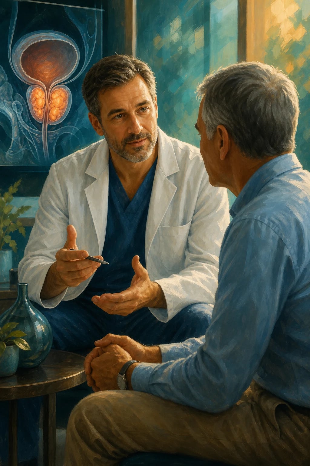 Clinical overview scene for Prostate Cancer.