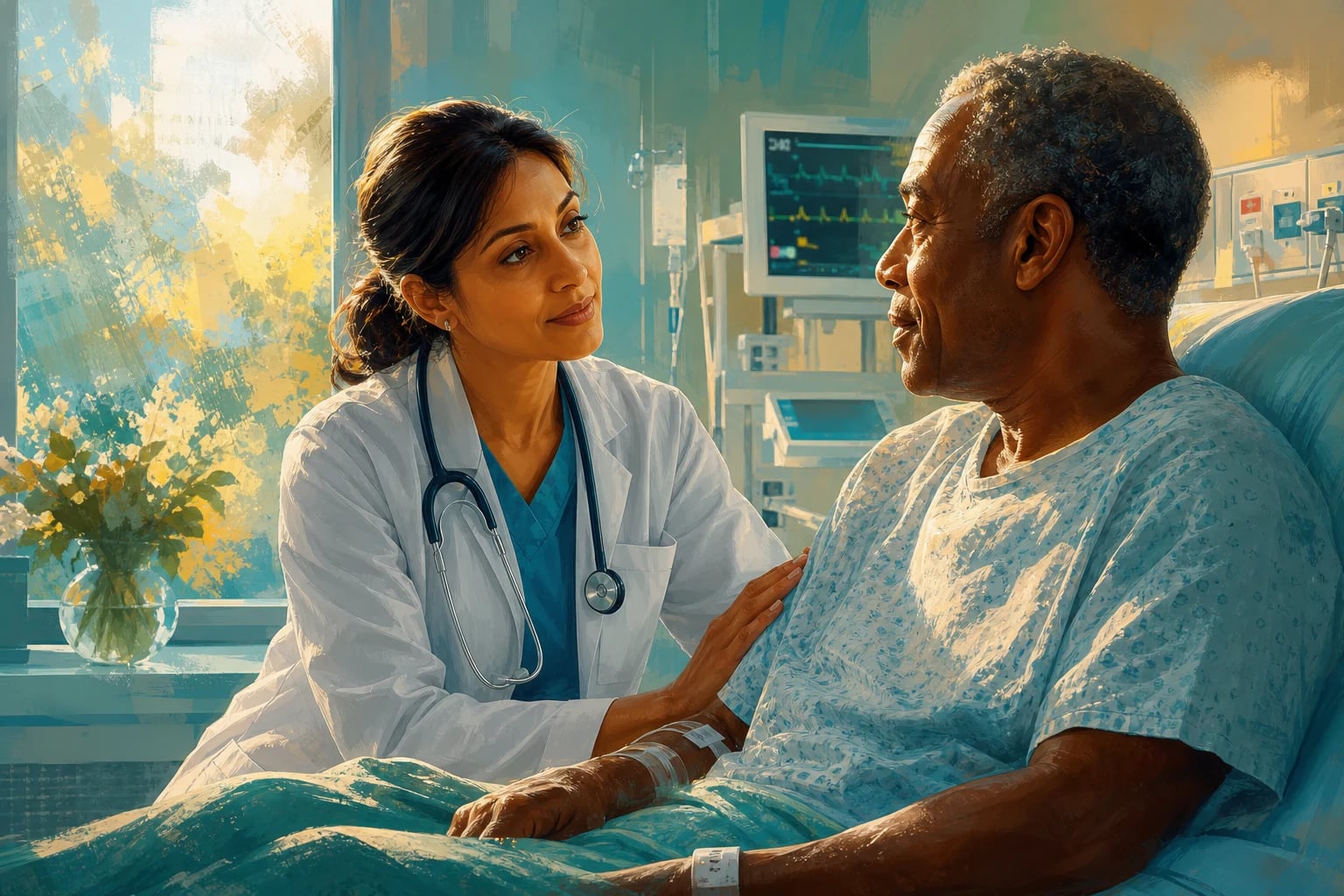 Clinical overview scene for Quality AND Safety IN Medicine.