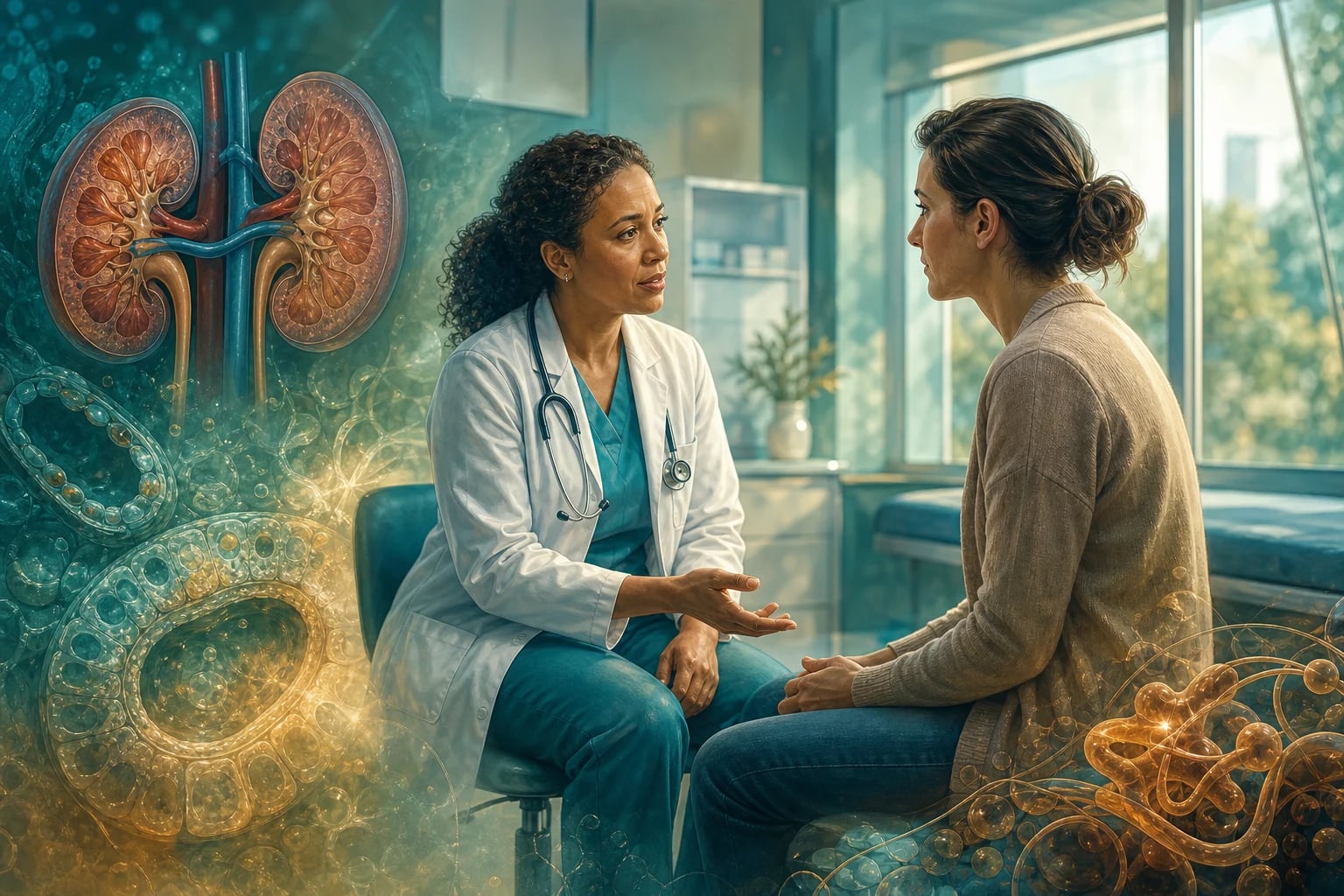 Clinical overview scene for Renal Tubular Acidoses AND Inherited Tubular Disorders.