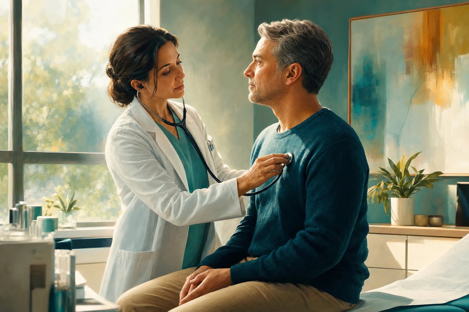 Clinical overview of respiratory examination routine