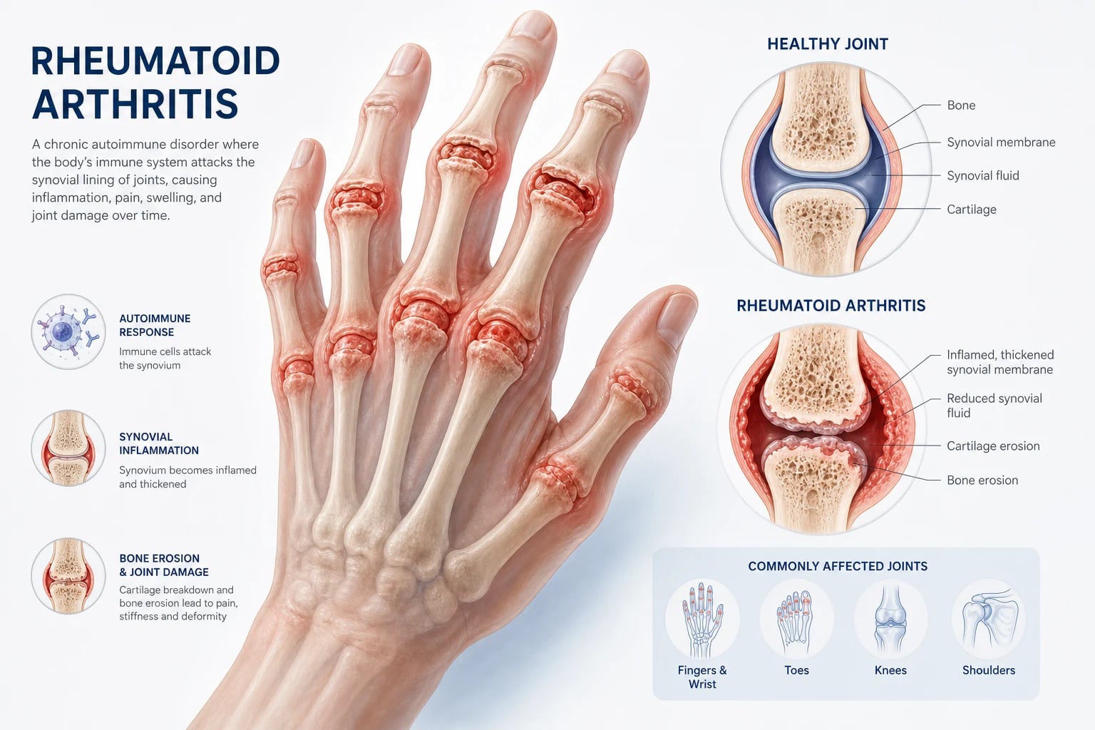 Clinical overview of rheumatoid arthritis