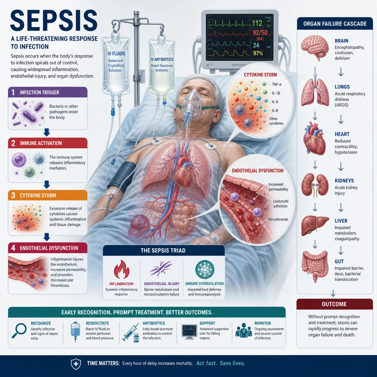 Clinical overview of sepsis physician