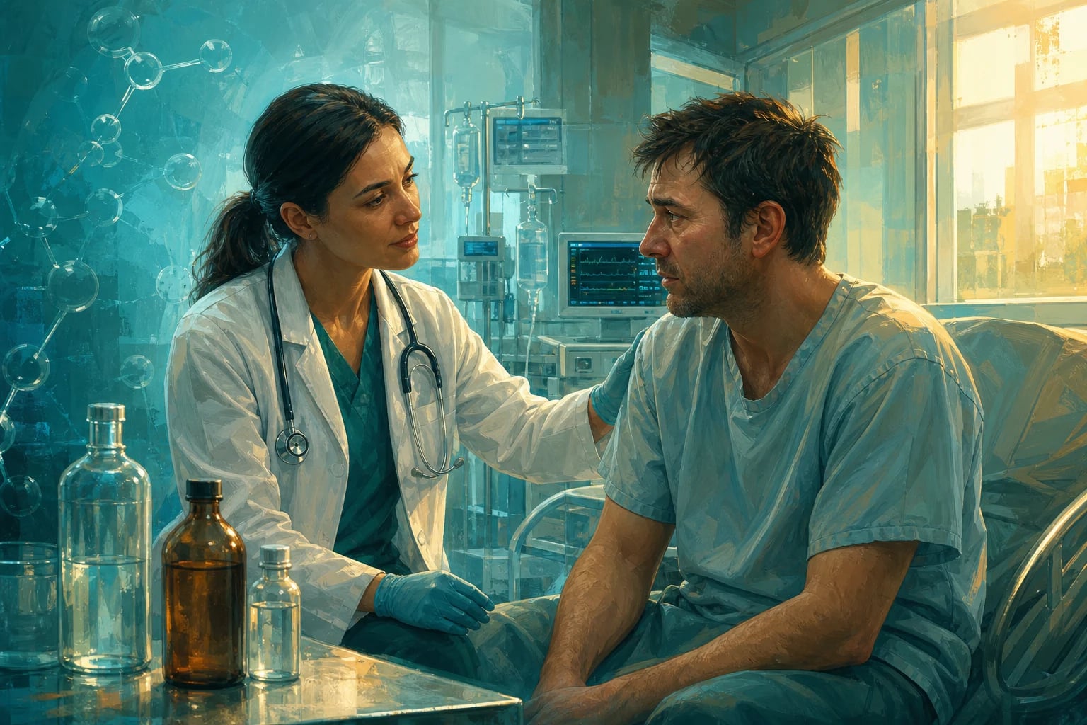 Clinical overview scene for Toxic Alcohols.