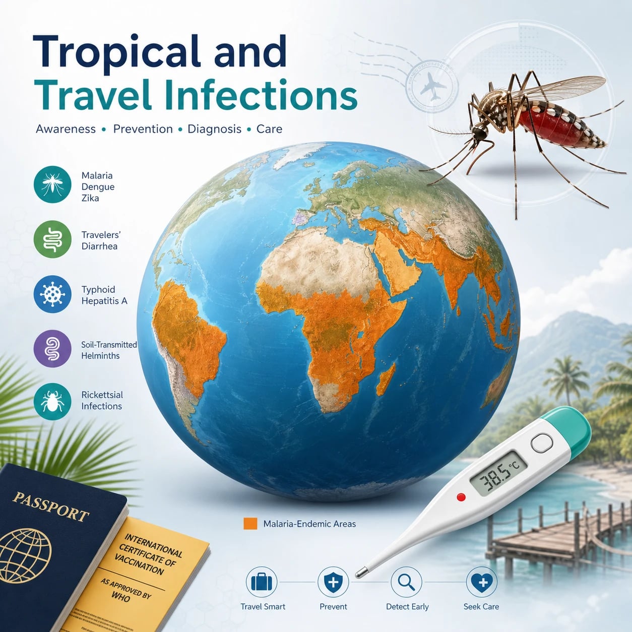 Clinical overview of tropical travel infections