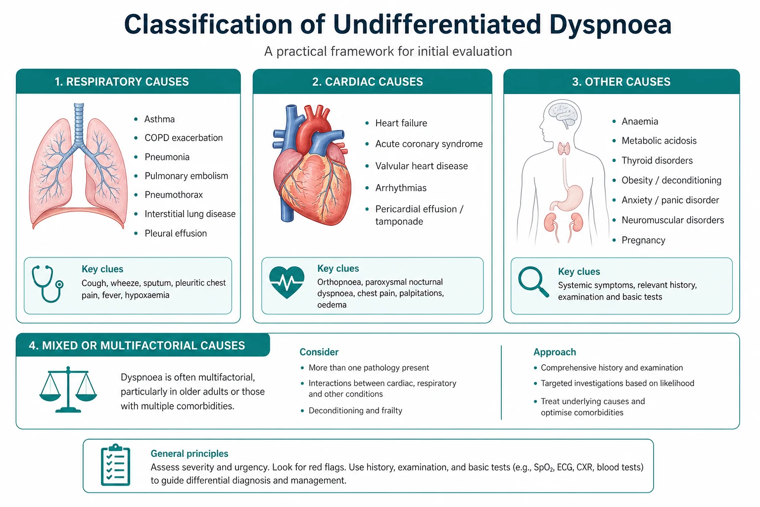 Classification for undifferentiated dyspnoea