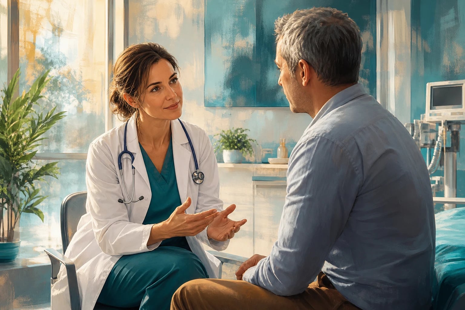 The undifferentiated dyspnoeic patient as a branching pathway: the time course (acute, subacute, chronic) frames the differential, the focused history and examination narrow it, and the first-tier investigations discriminate the cardiac, respiratory and metabolic causes