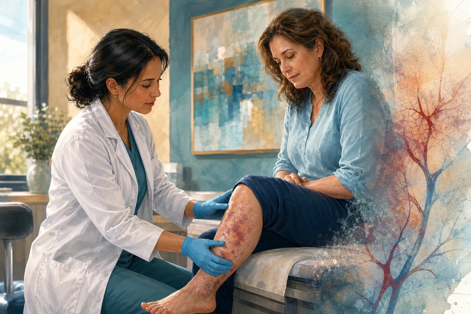 Clinical overview scene for Vasculitic Skin Lesions.