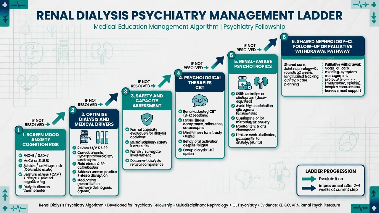 Psychotropic renal dosing summary prefer adjust avoid and dialysis timing notes