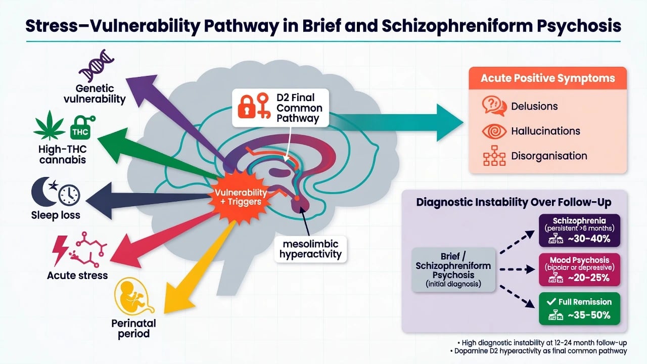 Classification of brief psychotic disorder specifiers and schizophreniform good prognostic features plus ICD-11 ATPD