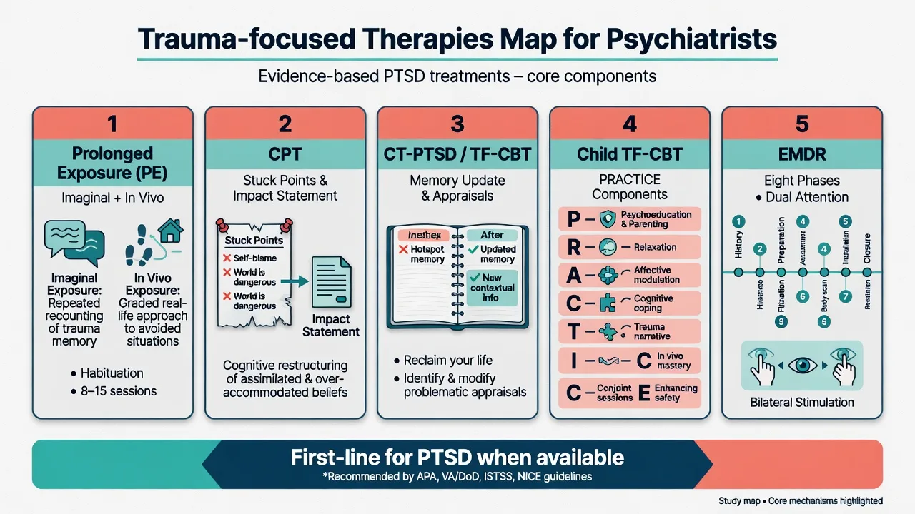 Ehlers-Clark model of PTSD maintenance with appraisals memory and strategies feeding current threat