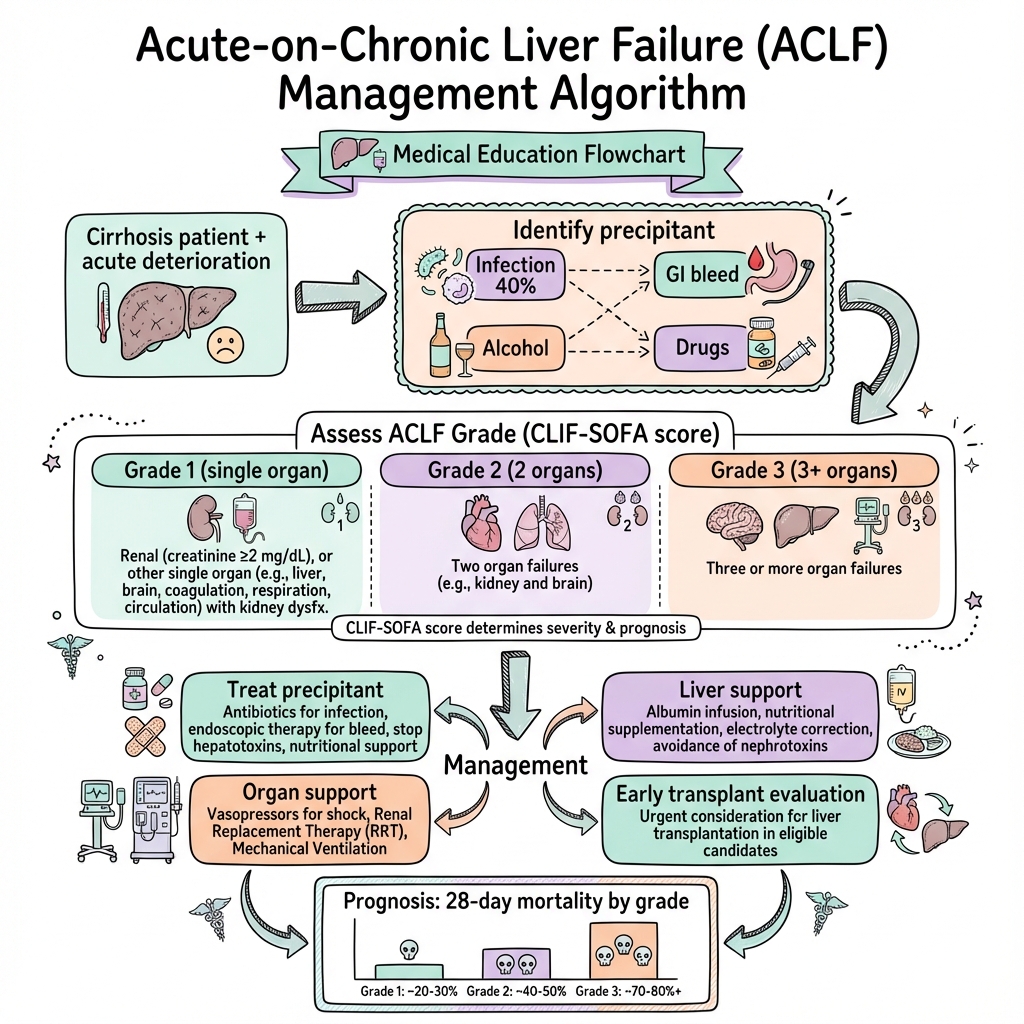 ACLF Management Algorithm